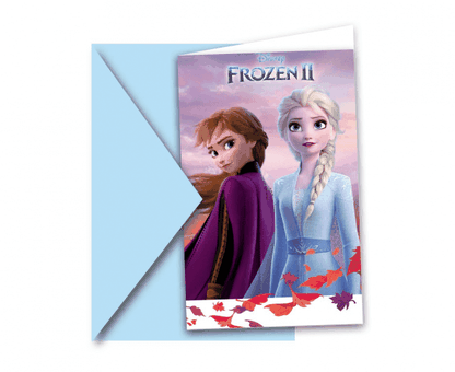 Pozvánky Frozen 6ks