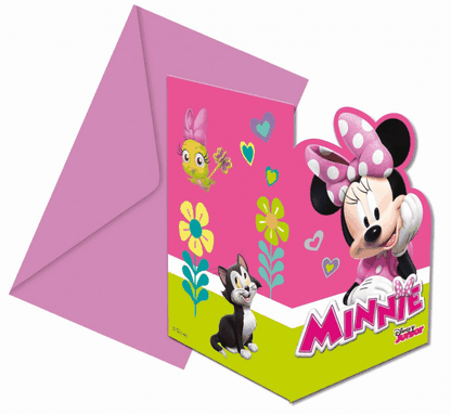 Pozvánky Minnie Mouse 6ks
