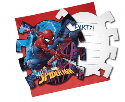 Pozvánky Spiderman Team Up 6ks