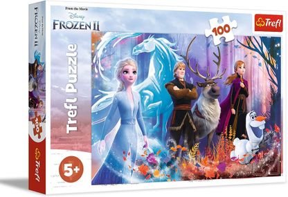 Puzzle Frozen Magický les 100 dielikov