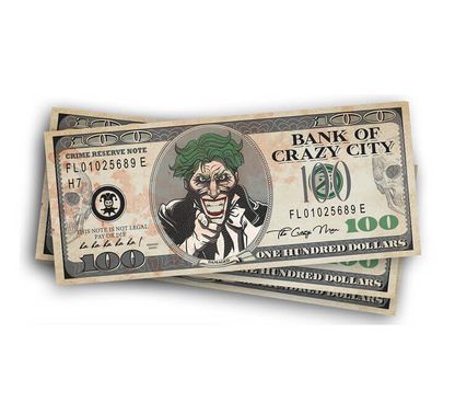 Replika Bankoviek Joker 6x15cm