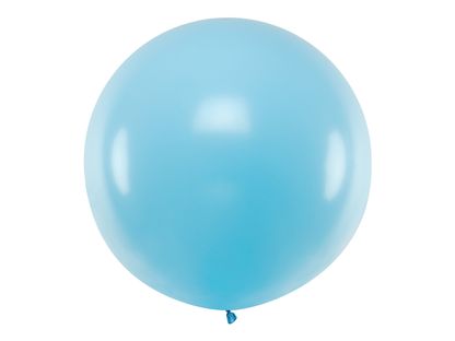 Balón veľký bledomodrý 1m