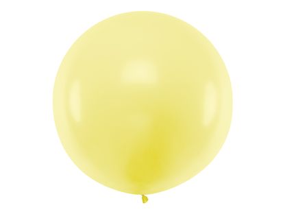 Balón veľký svetložltý 1m