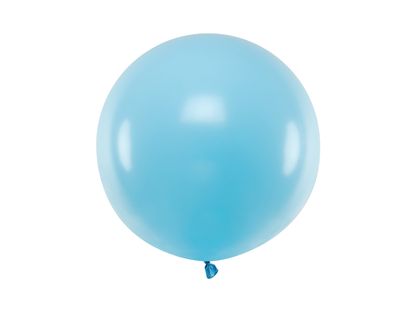 Balón veľký pastelový svetlomodrý 60cm