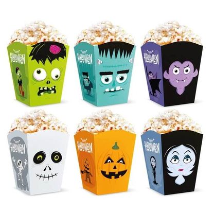 Sáčky na Popcorn Halloween Monsters 10x7,5cm 6ks
