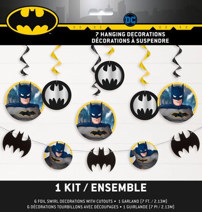 Sada dekorácií Batman 7ks