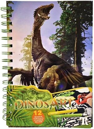 Sametové omaľovánky Dinosaurus