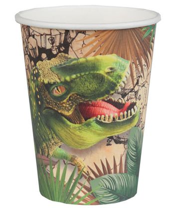 Papierové poháre Dinosaurus 270ml 10ks