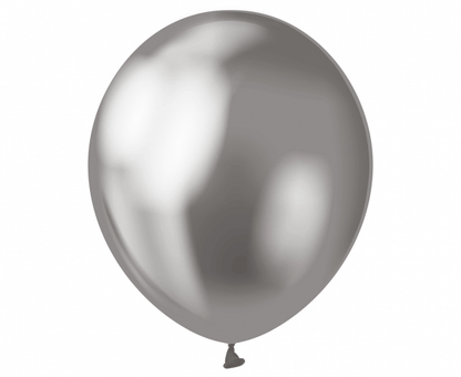 Saténové balóny sivé antracitove 30cm 6ks