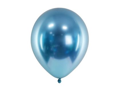 Saténové balóny svetlomodré 30cm 50ks