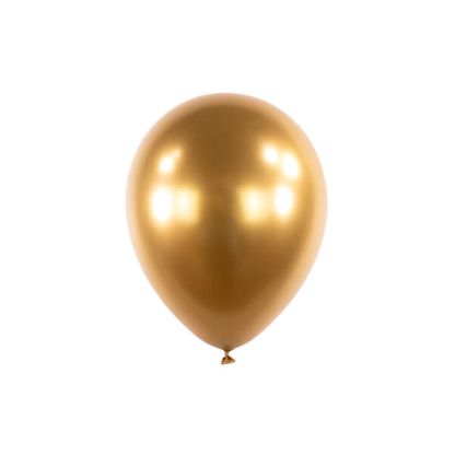 Saténové balóny zlaté 12cm 100ks