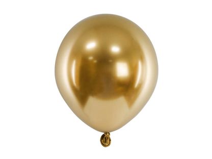Saténové balóny zlaté 12cm 50ks