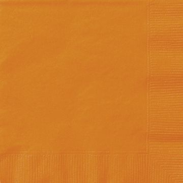 Servítky oranžové 33cm 20ks