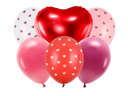 Set balónov Valentín 6ks
