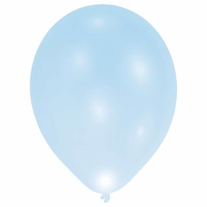 Svietiace balóny modré 27,5cm 5ks