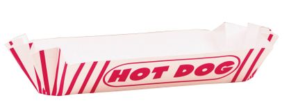 Papierová tácka na hot-dog 8ks 21x12cm