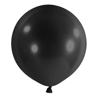 Balón veľký čierny 60cm 4ks
