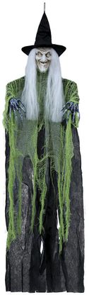 Visiaca dekorácia Zelená čarodejnica 100cm