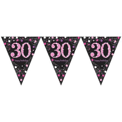 Vlajočky 30 Pink Diamonds 400cm