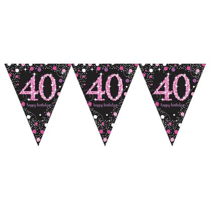 Vlajočky 40 Pink Diamonds 400cm