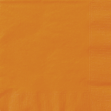 Unique Servítky oranžové 2-vrstvové 33x33cm 20ks